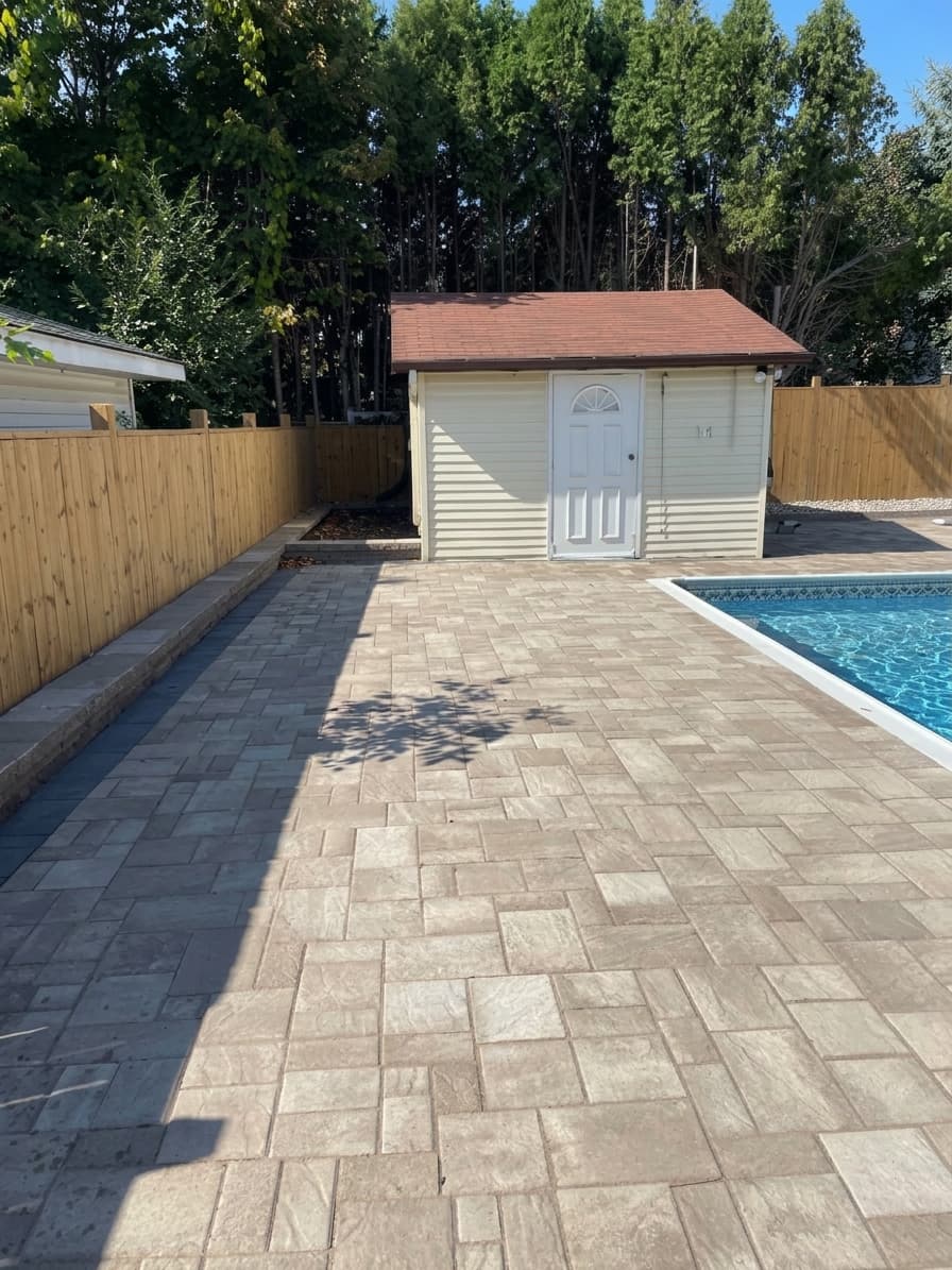 Hardscaping work by SD&G Contracting